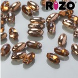 Zdjęcie - Koraliki RIZO 2,5x6mm Rosaline Capri Gold (C70120)